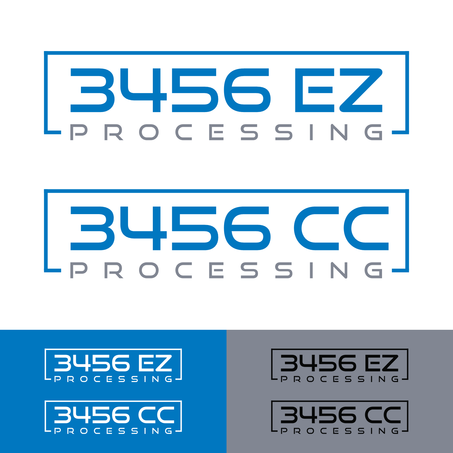 Logo Design by Dalang Design for 3456 CC Processing LLC | Design #31034528