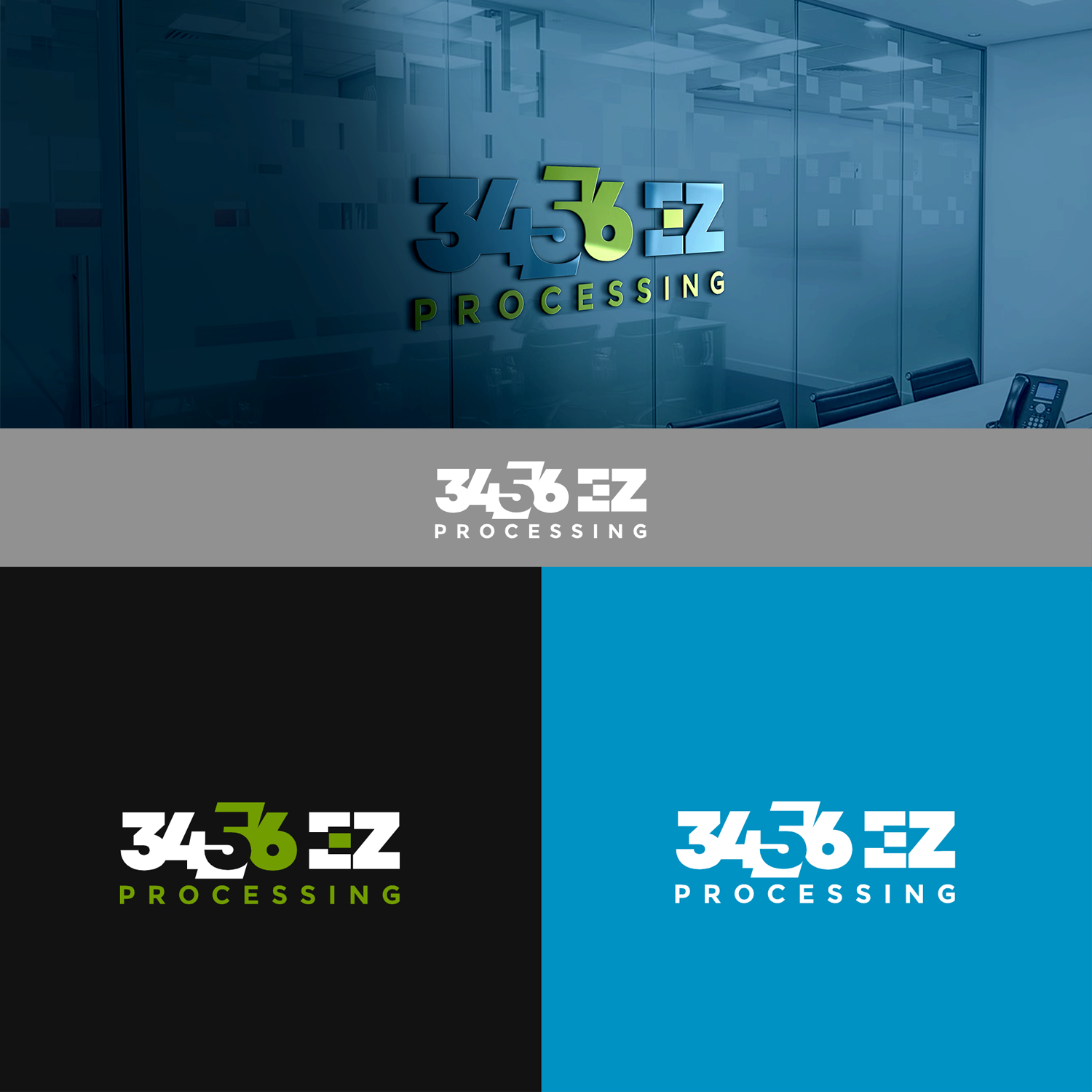 Logo Design by S.N.Y™-01 for 3456 CC Processing LLC | Design #31048175