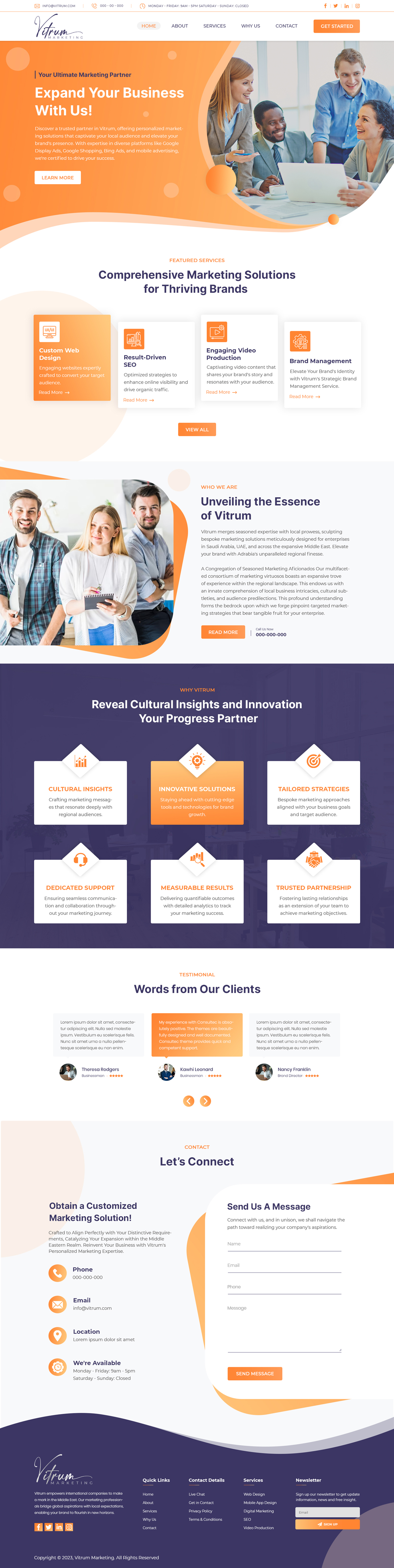 Landing Page Design by Dexter Solutions for this project | Design #31083246