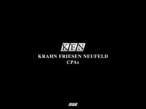 Diseño de Logo por allynien para Krahn Friesen Neufeld CPAs | Diseño: #31081523