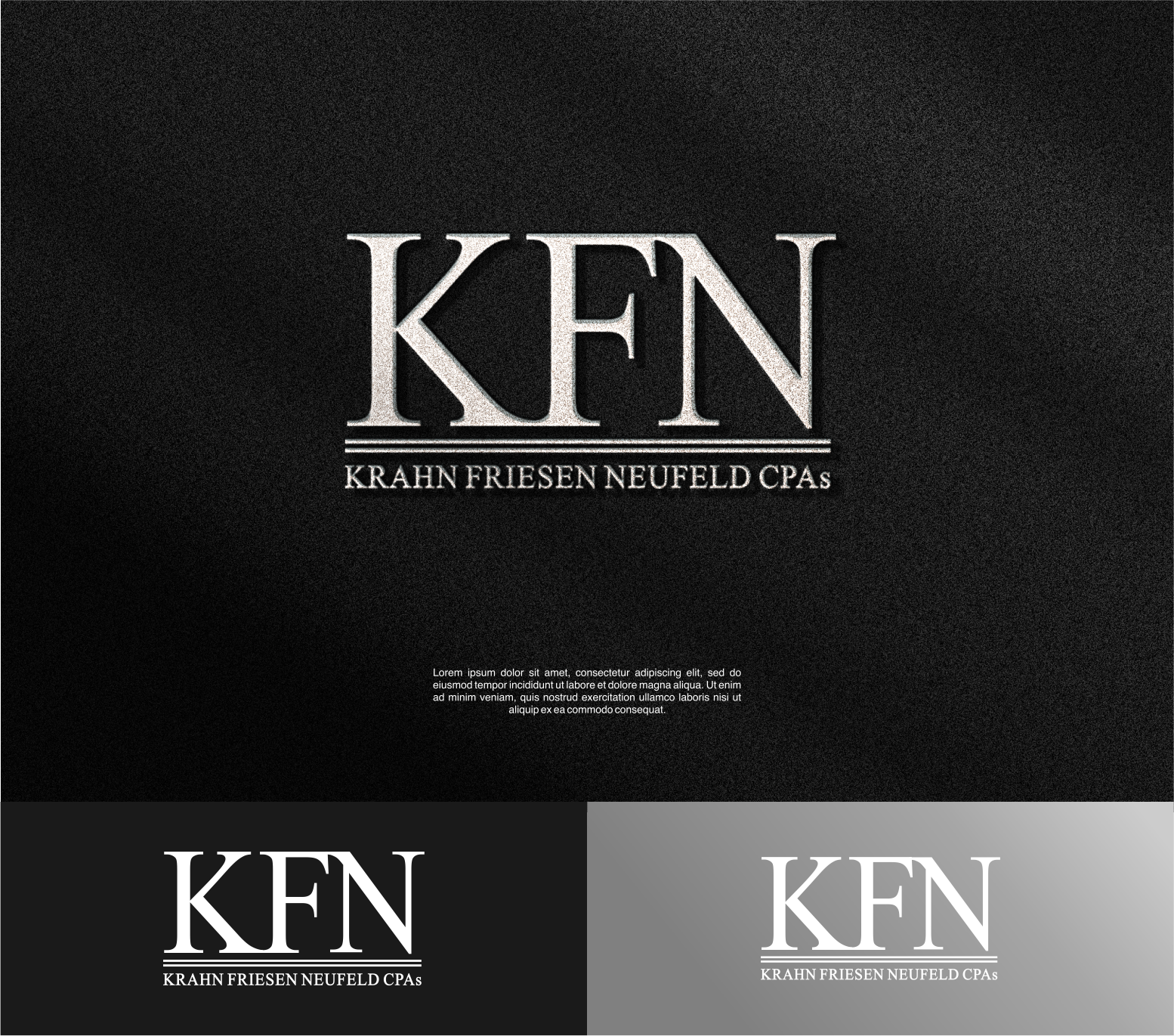Logo Design by LUTNG. for Krahn Friesen Neufeld CPAs | Design #31075457