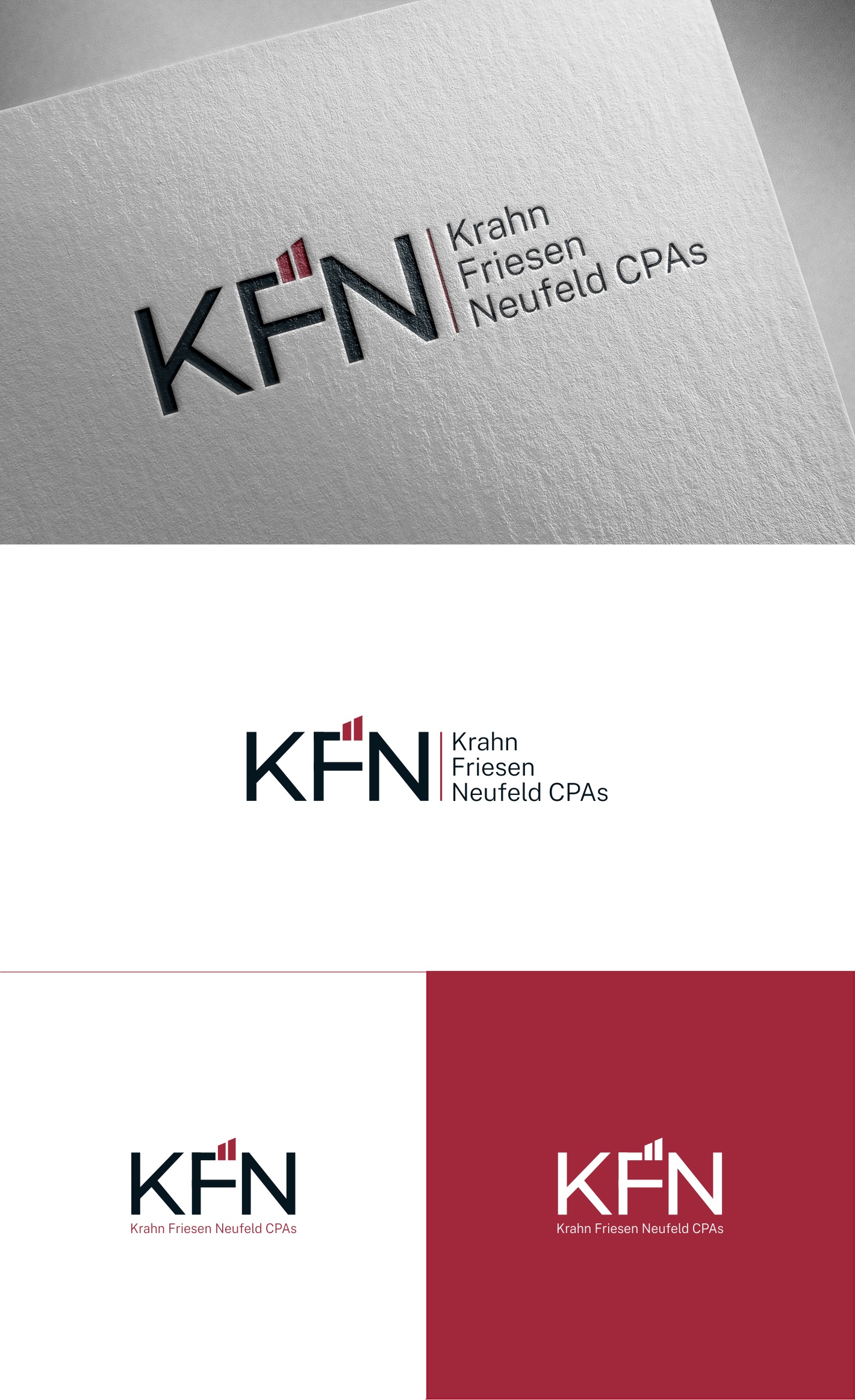Logo Design by ARA Branding for Krahn Friesen Neufeld CPAs | Design #31072771
