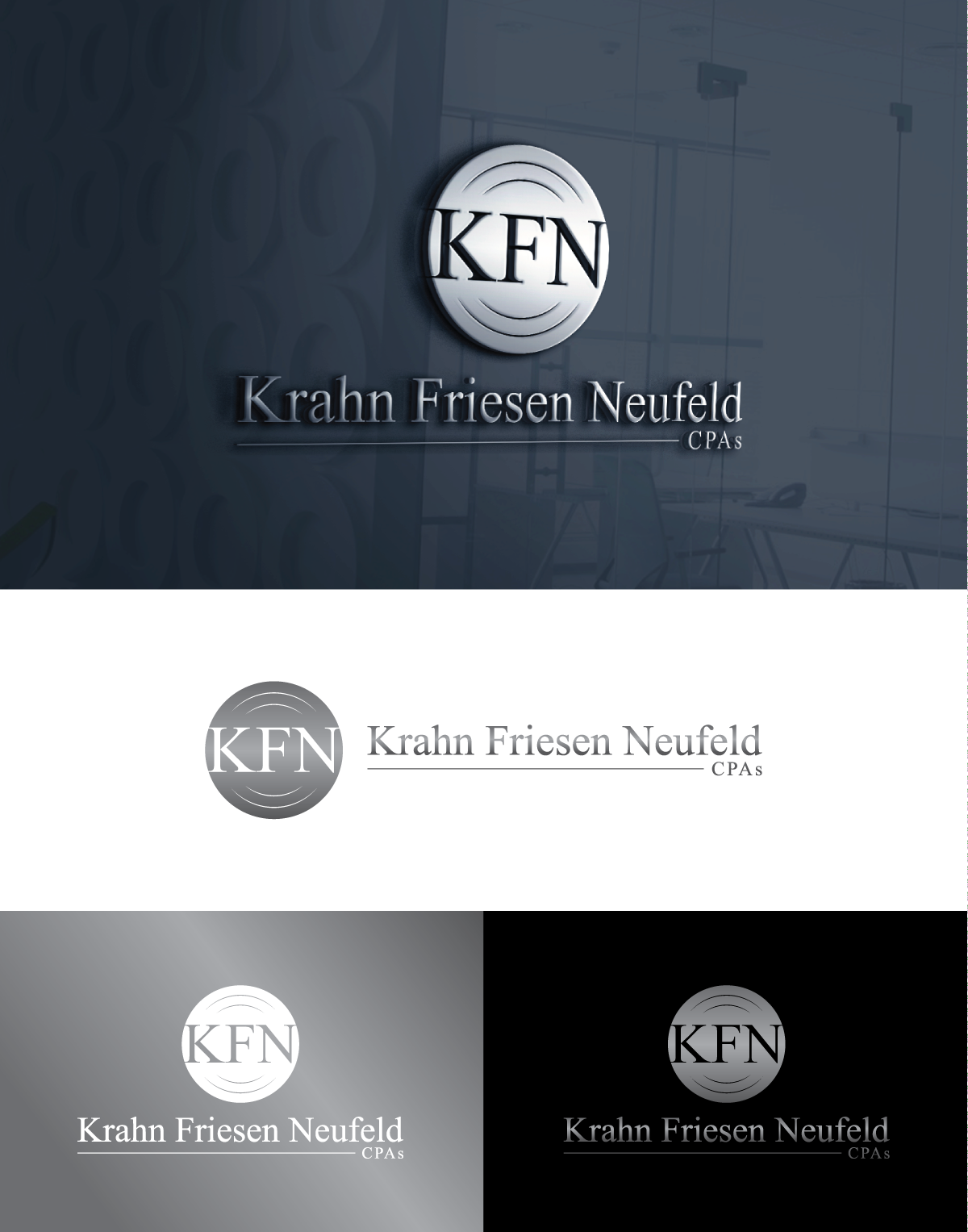 Logo Design by Digi_Design555 for Krahn Friesen Neufeld CPAs | Design #31081871