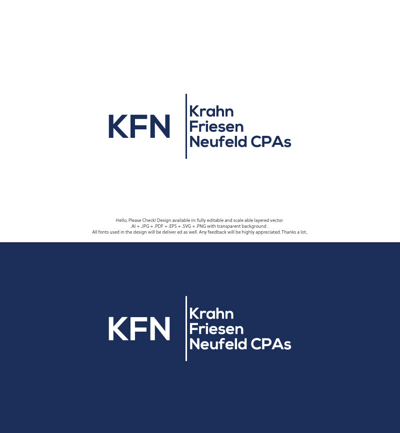 Diseño de Logo por skart para Krahn Friesen Neufeld CPAs | Diseño #31055585