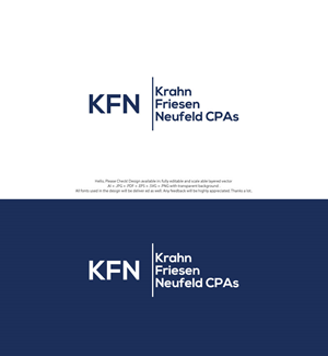 Diseño de Logo por skart para Krahn Friesen Neufeld CPAs | Diseño: #31055585
