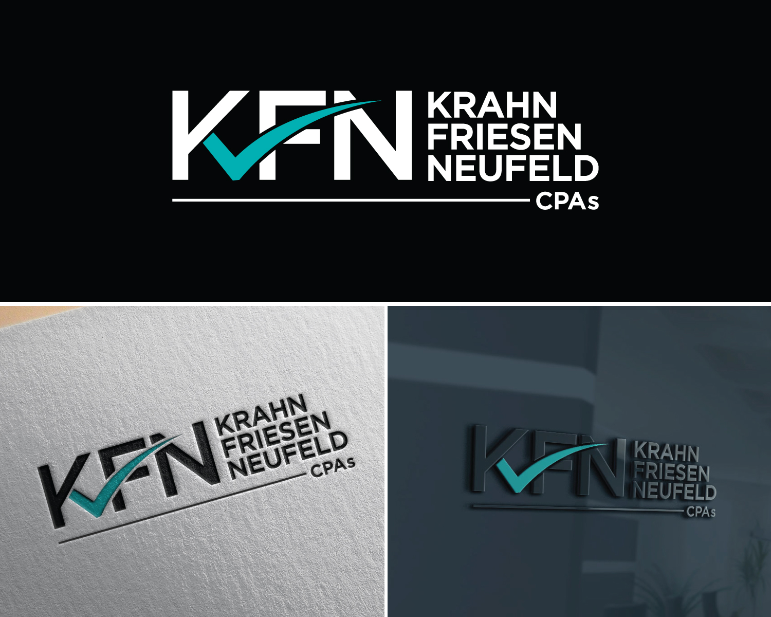 Diseño de Logo por Atec para Krahn Friesen Neufeld CPAs | Diseño #31044889