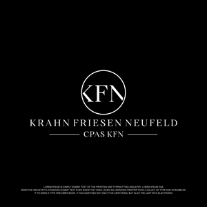 Logo Design by fly  design for Krahn Friesen Neufeld CPAs | Design: #31043249