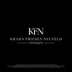 Logo Design by fly  design for Krahn Friesen Neufeld CPAs | Design: #31043250