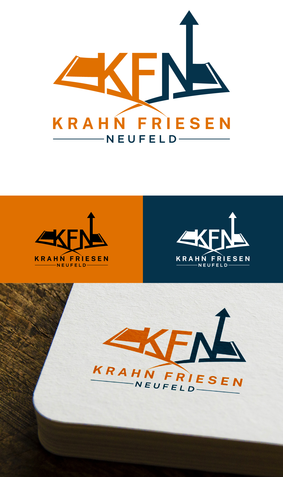 Diseño de Logo por DesignLima para Krahn Friesen Neufeld CPAs | Diseño #31043397