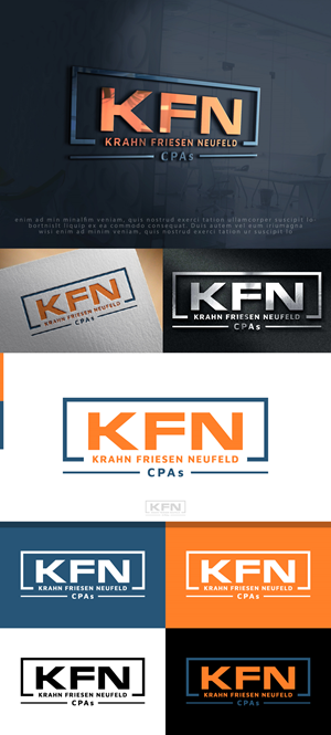 Diseño de Logo por AlphabetZero.co.uk para Krahn Friesen Neufeld CPAs | Diseño: #31055338