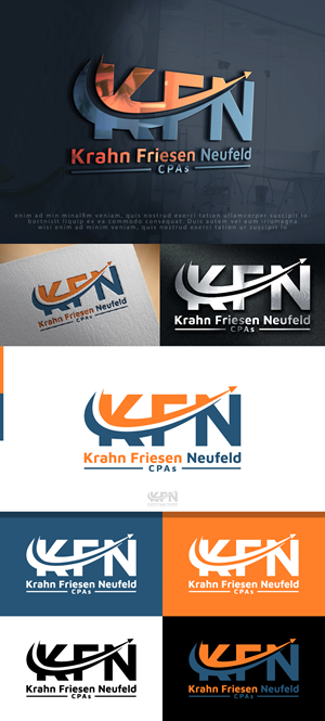 Diseño de Logo por AlphabetZero.co.uk para Krahn Friesen Neufeld CPAs | Diseño: #31055345