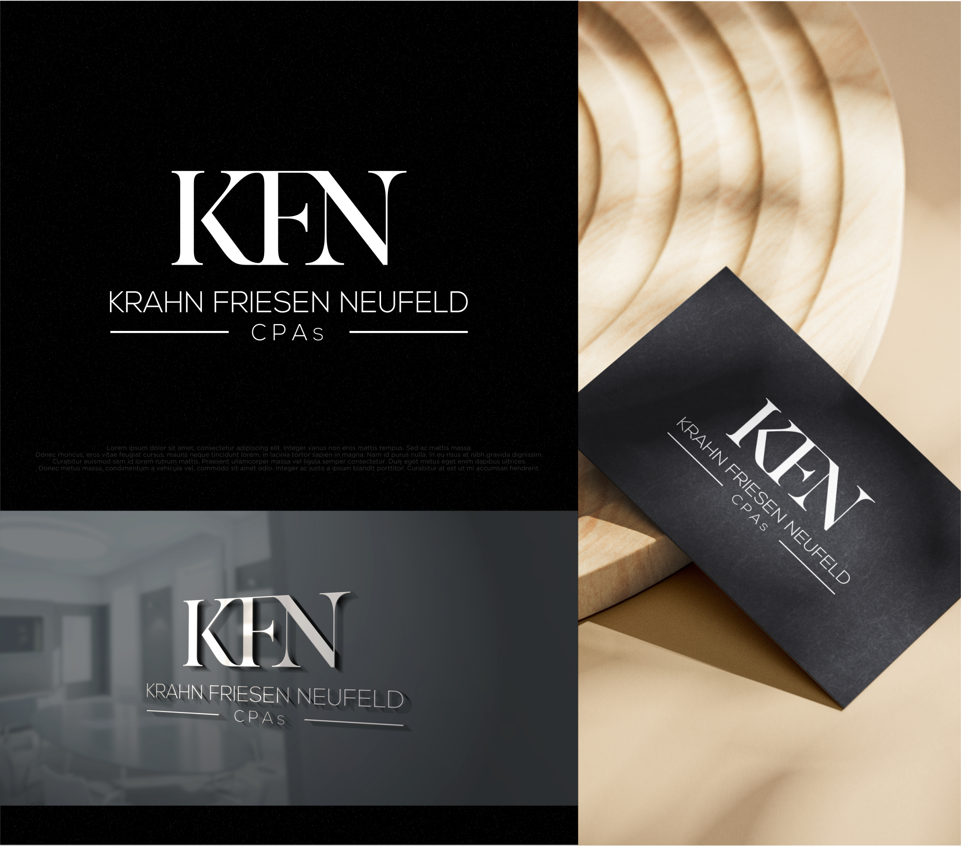 Logo Design by shiroRo for Krahn Friesen Neufeld CPAs | Design #31051963