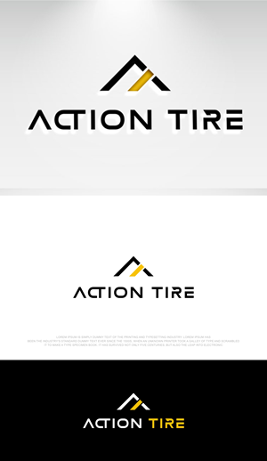Logo Design by fly  design for Action Tire Inc. | Design: #31043347