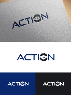 Logo Design by fly  design for Action Tire Inc. | Design: #31044279