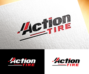 Logo Design by step forward 2 for Action Tire Inc. | Design: #31043363