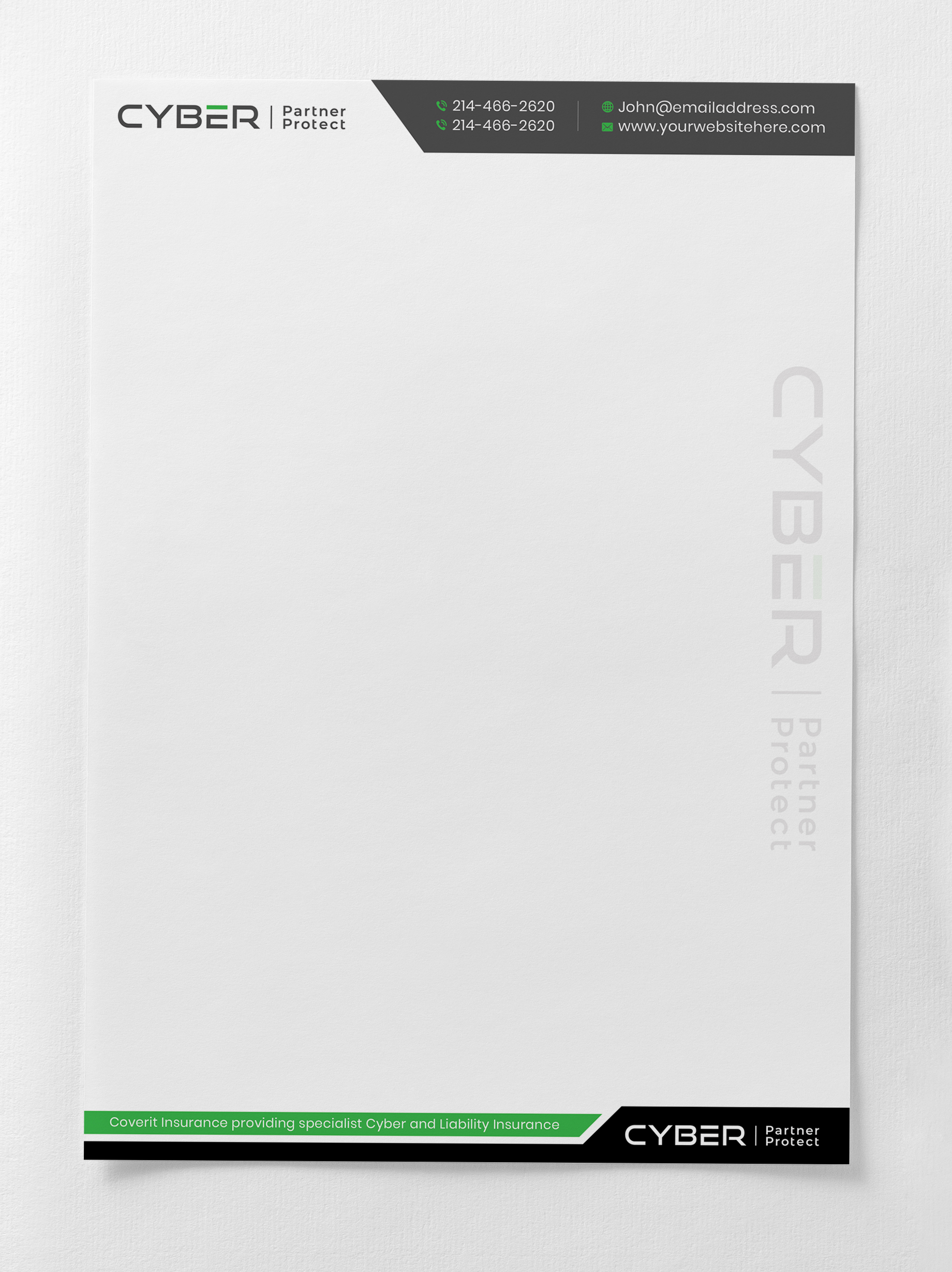 Letterhead Design by Sandaruwan for Coverit Insurance Services | Design #31042837