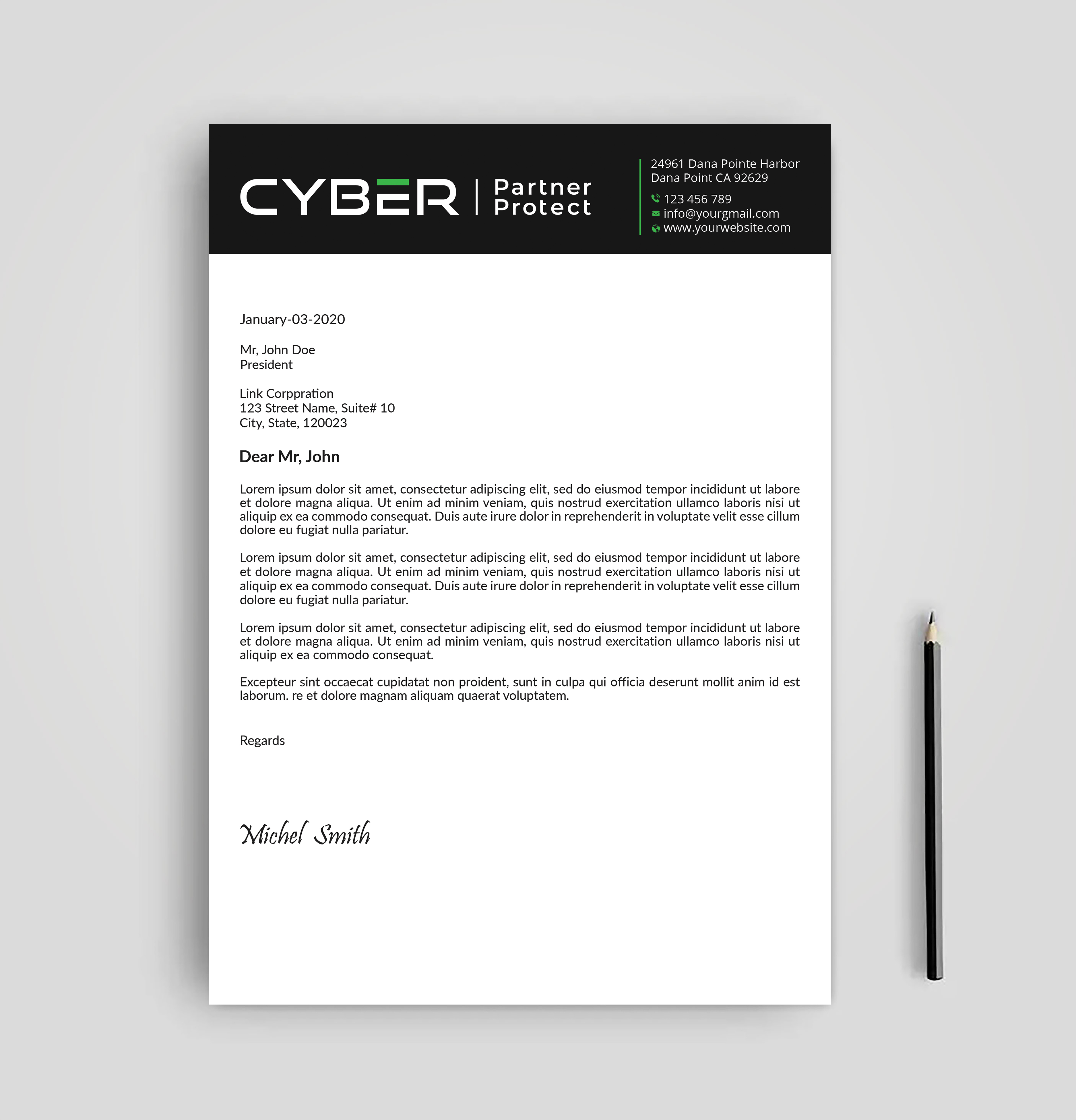 Letterhead Design by Expert Bappy for Coverit Insurance Services | Design #31042978