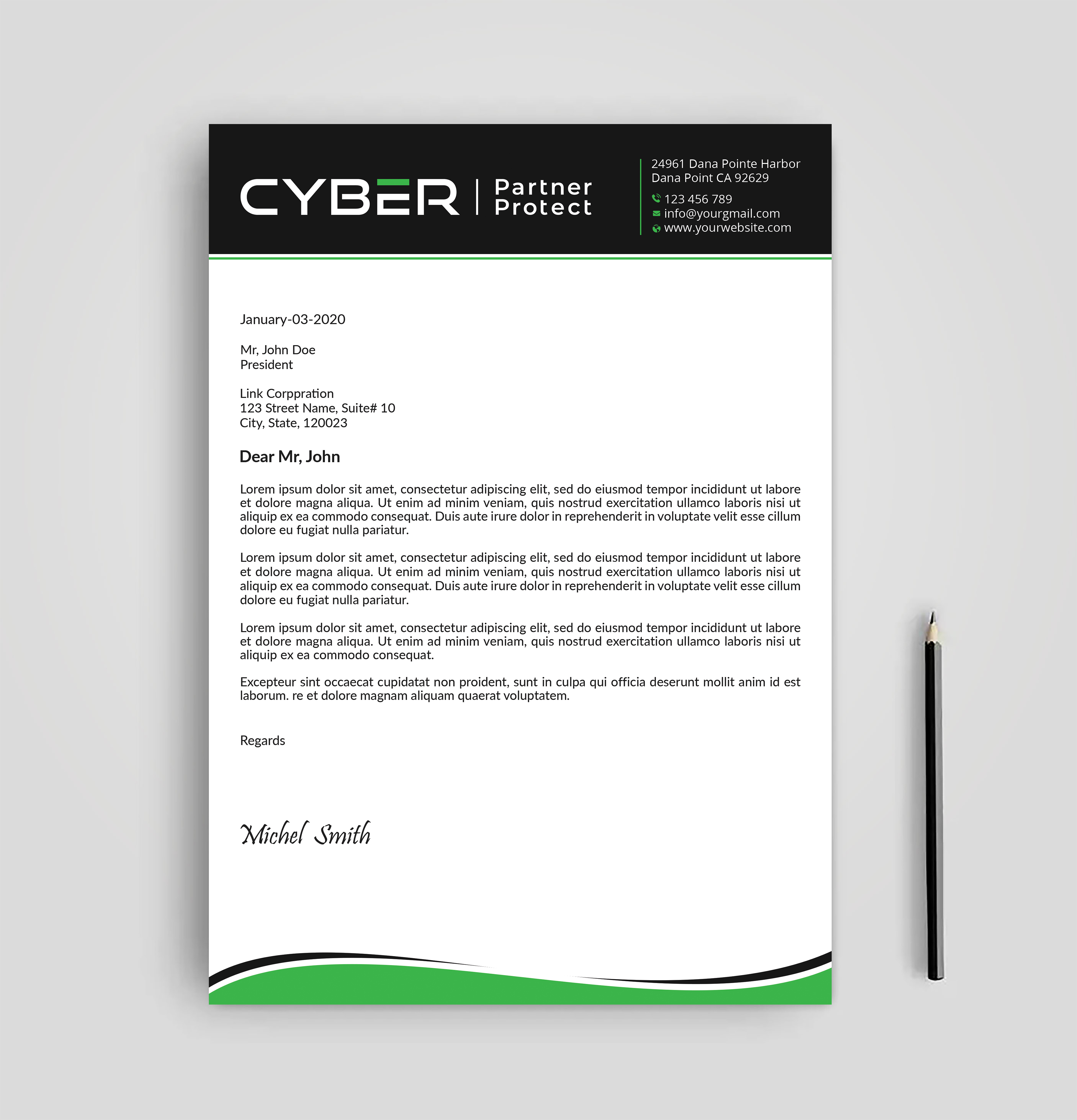 Letterhead Design by Expert Bappy for Coverit Insurance Services | Design #31043012