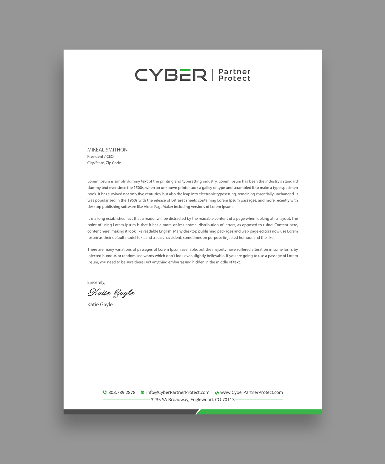 Letterhead Design by DesignShout for Coverit Insurance Services | Design #31054071