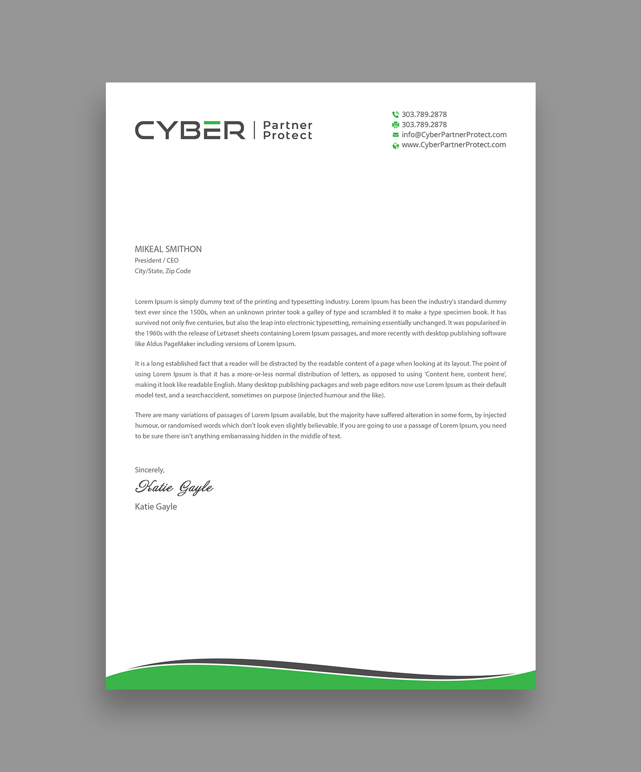 Letterhead Design by DesignShout for Coverit Insurance Services | Design #31054147