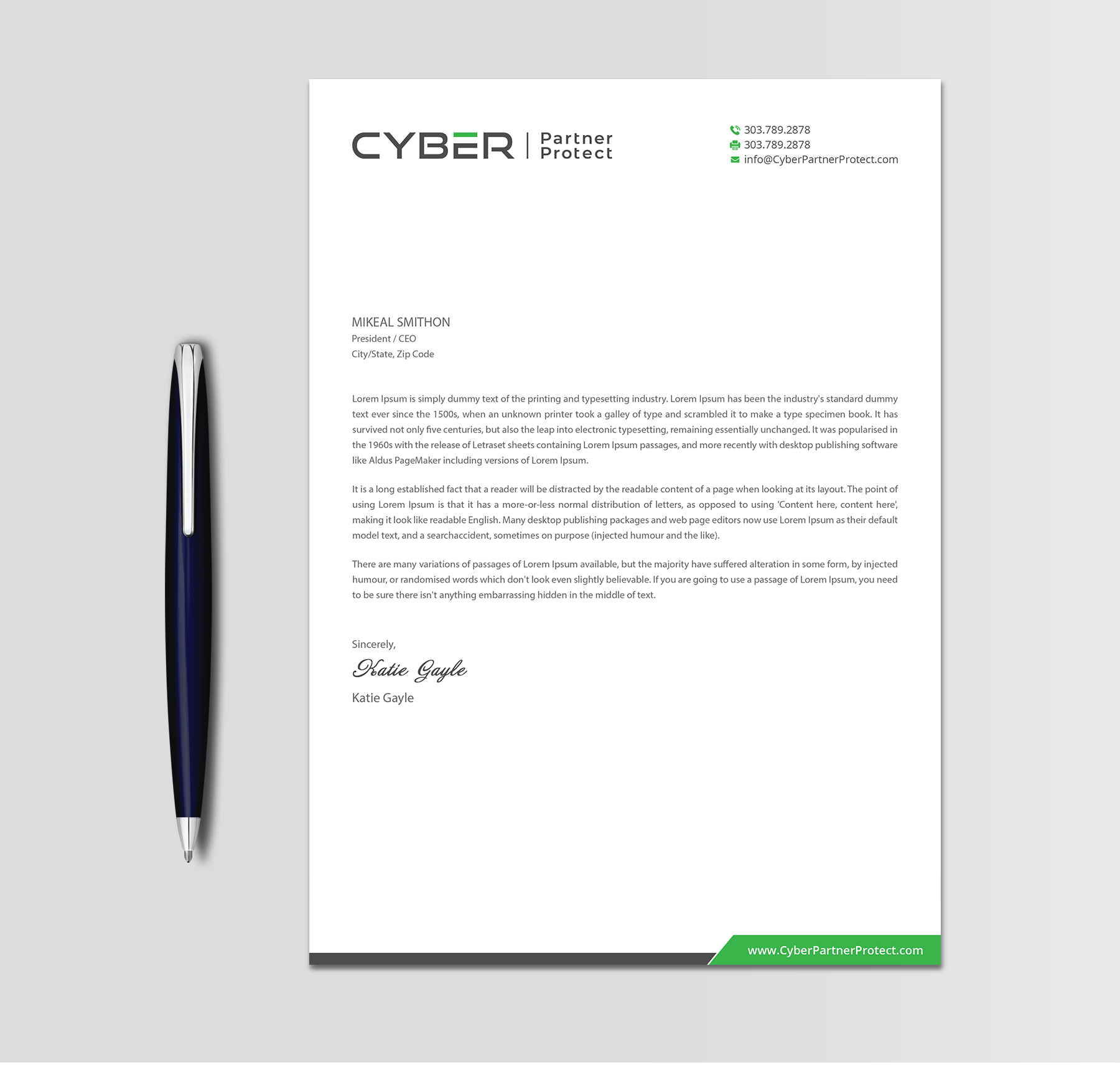 Briefkopf-Design von DesignShout für Coverit Insurance Services | Design #31054181