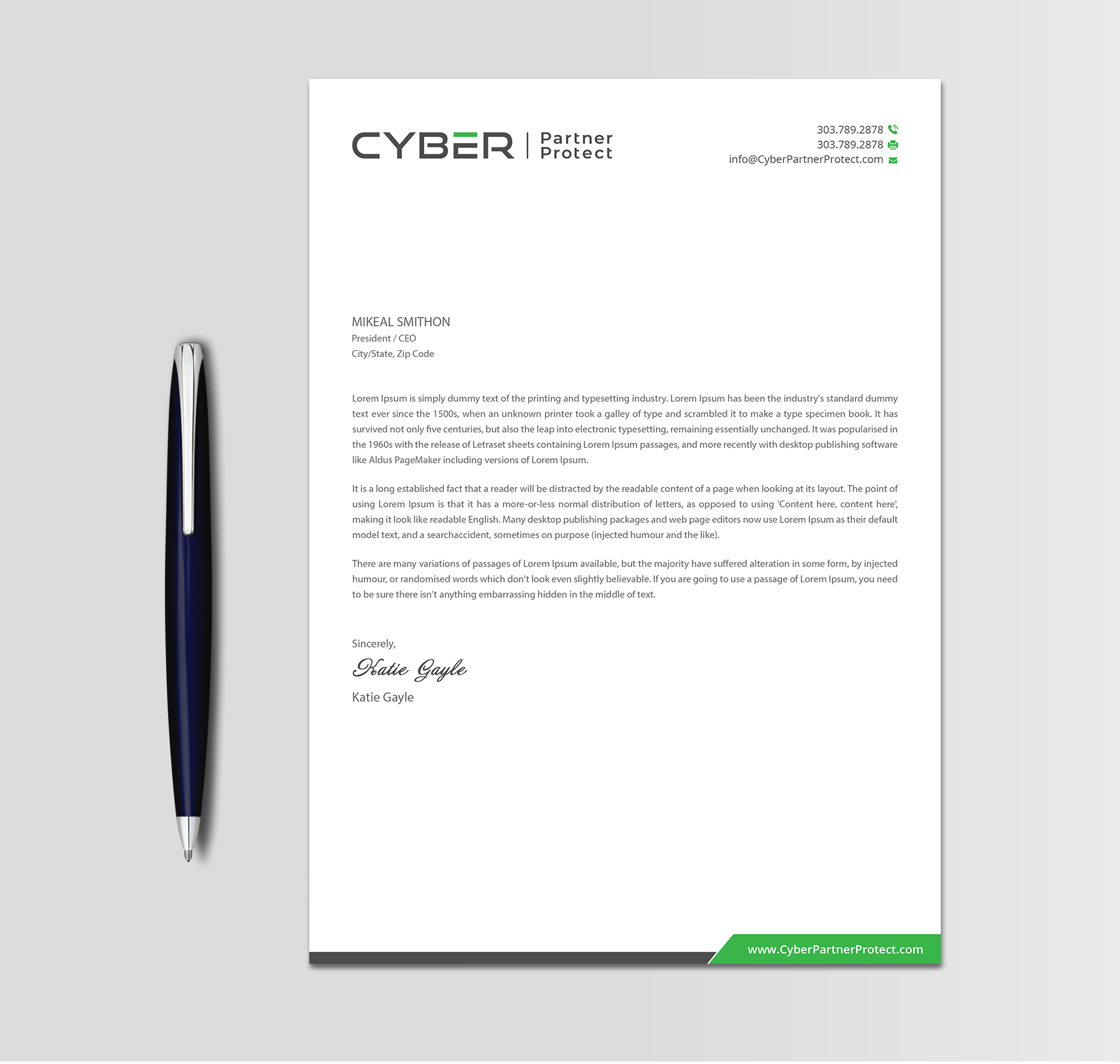 Letterhead Design by DesignShout for Coverit Insurance Services | Design #31054182