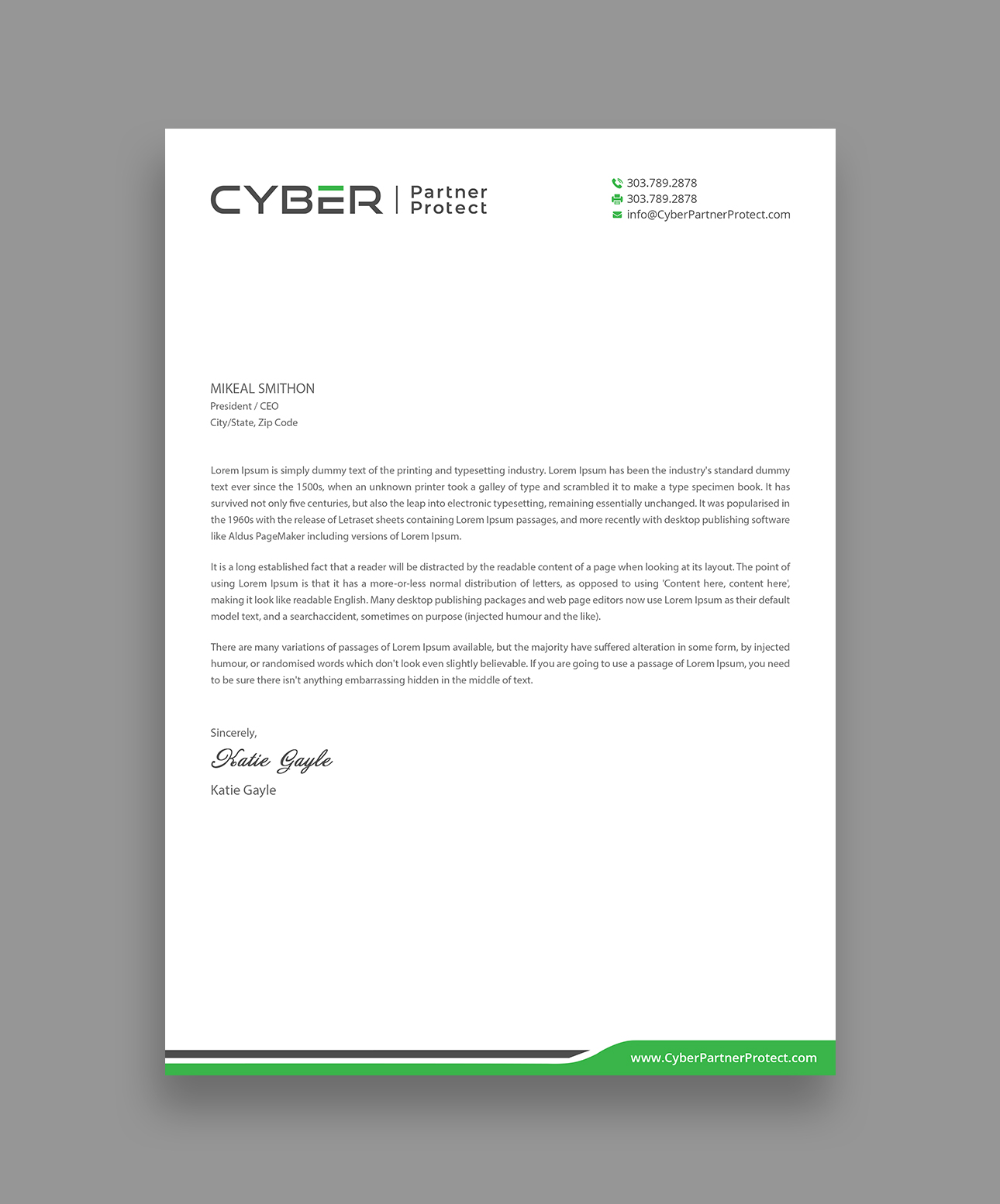 Letterhead Design by DesignShout for Coverit Insurance Services | Design #31054206
