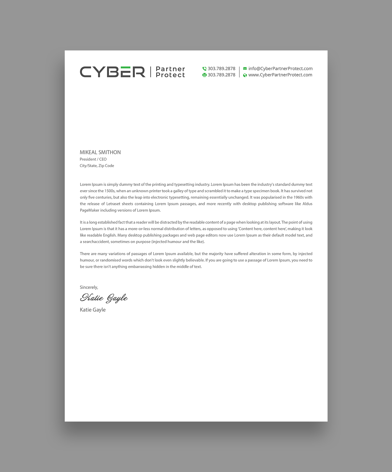 Letterhead Design by DesignShout for Coverit Insurance Services | Design #31054236