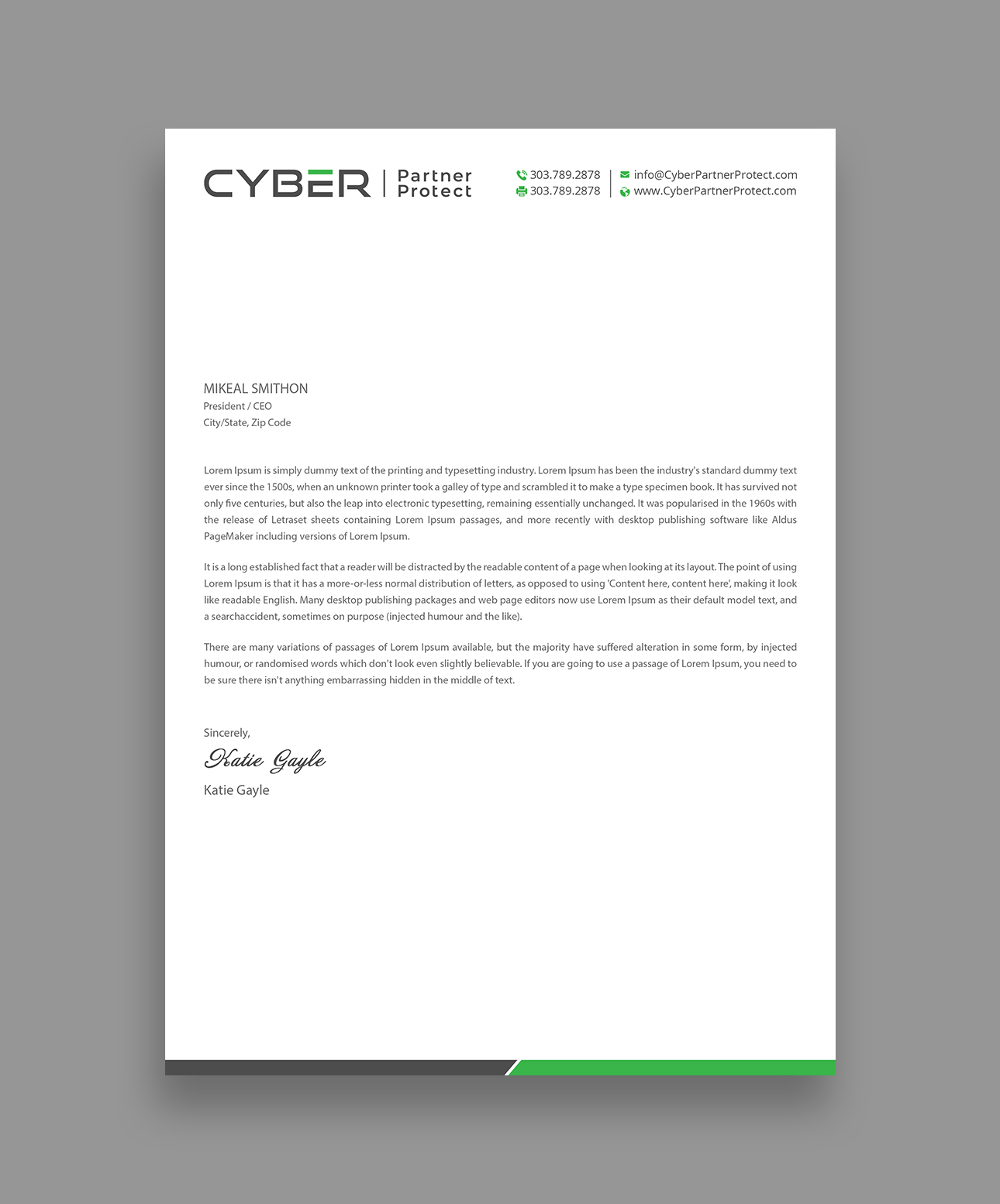 Briefkopf-Design von DesignShout für Coverit Insurance Services | Design #31054237