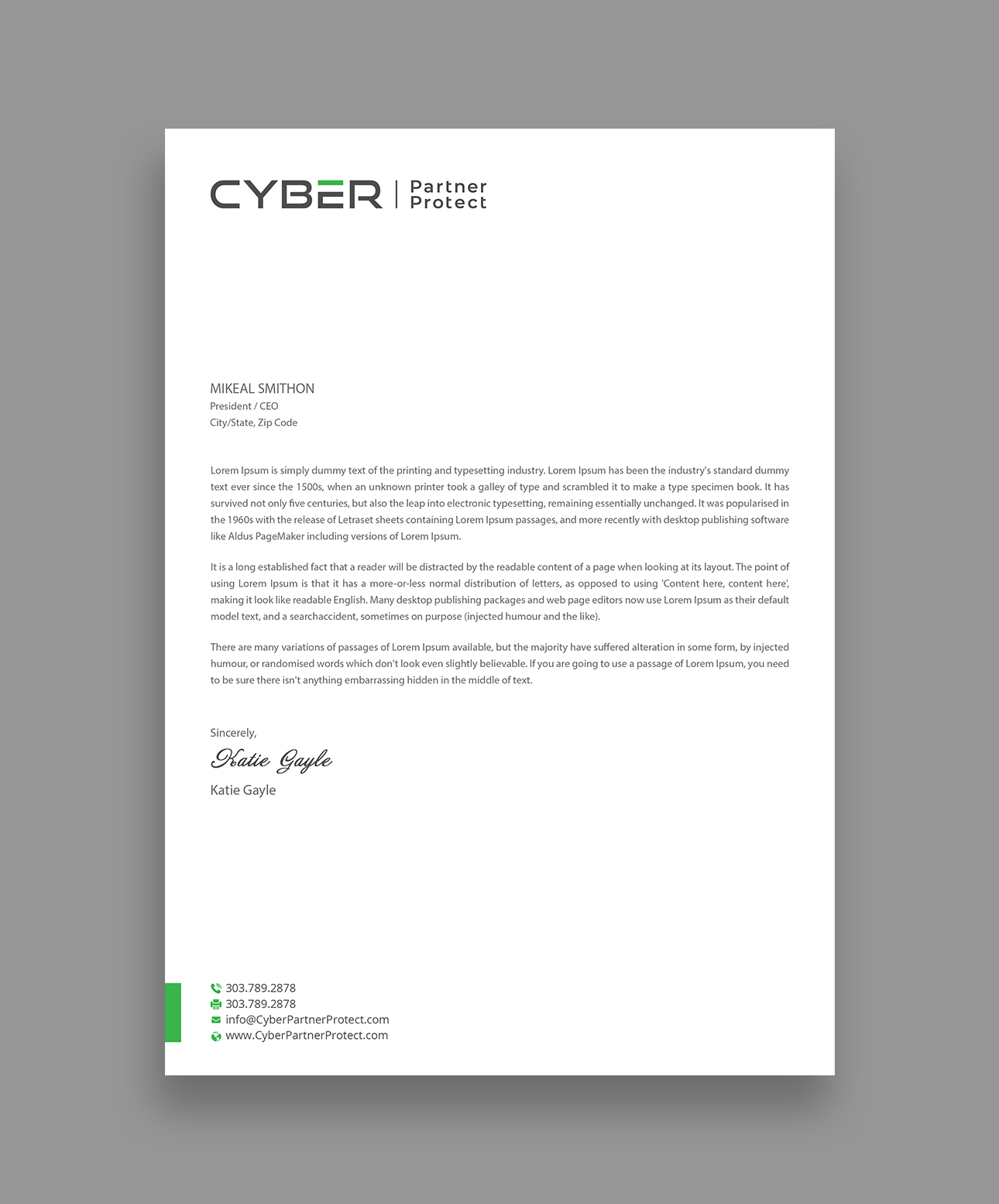 Letterhead Design by DesignShout for Coverit Insurance Services | Design #31054257
