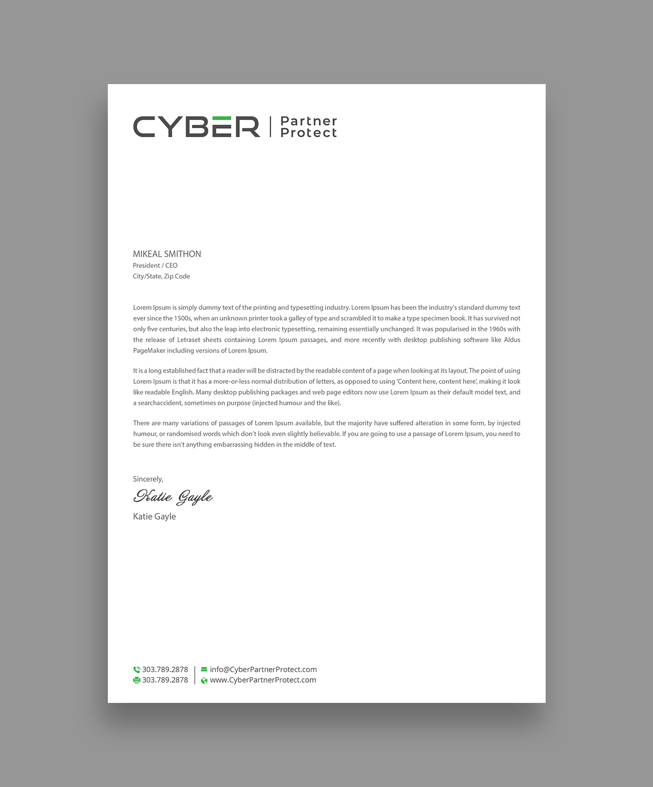 Letterhead Design by DesignShout for Coverit Insurance Services | Design #31054258