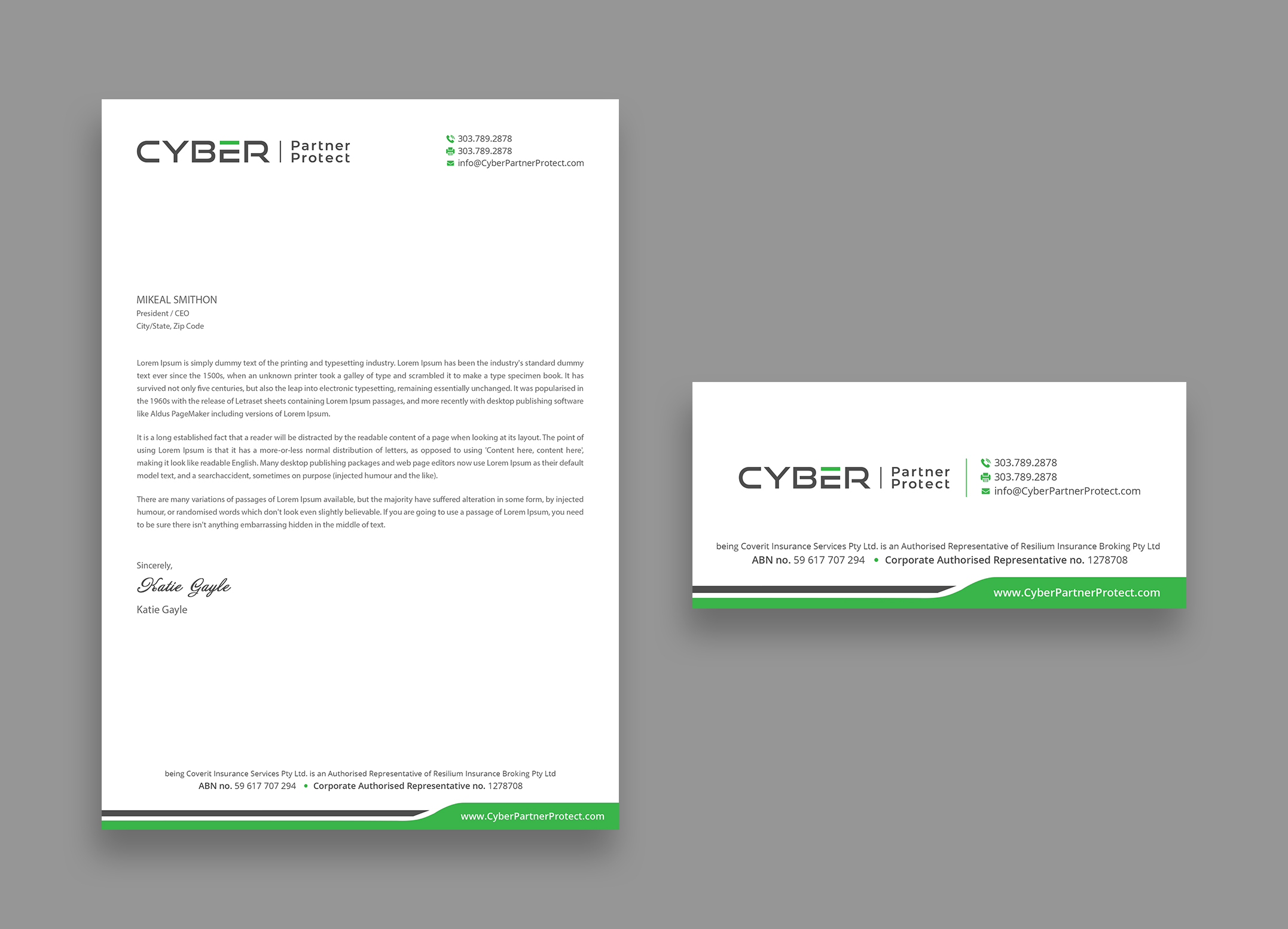 Briefkopf-Design von DesignShout für Coverit Insurance Services | Design #31071616