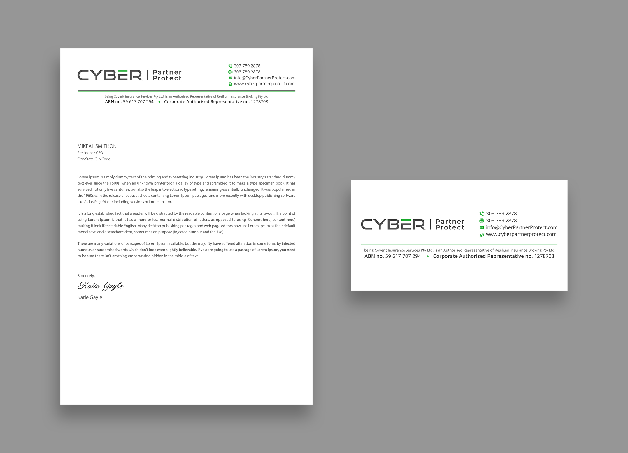 Letterhead Design by DesignShout for Coverit Insurance Services | Design #31071617