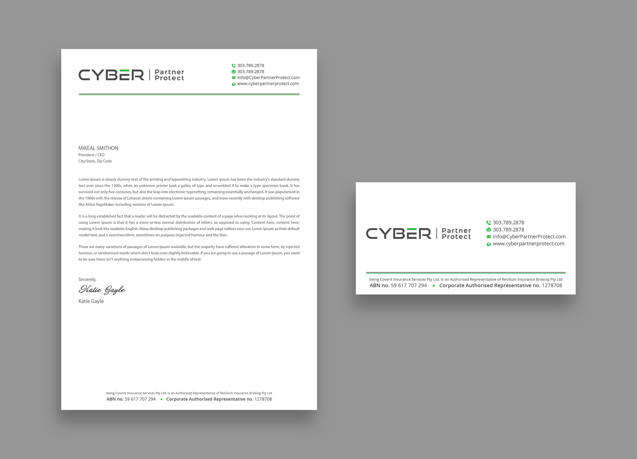 Briefkopf-Design von DesignShout für Coverit Insurance Services | Design #31071660