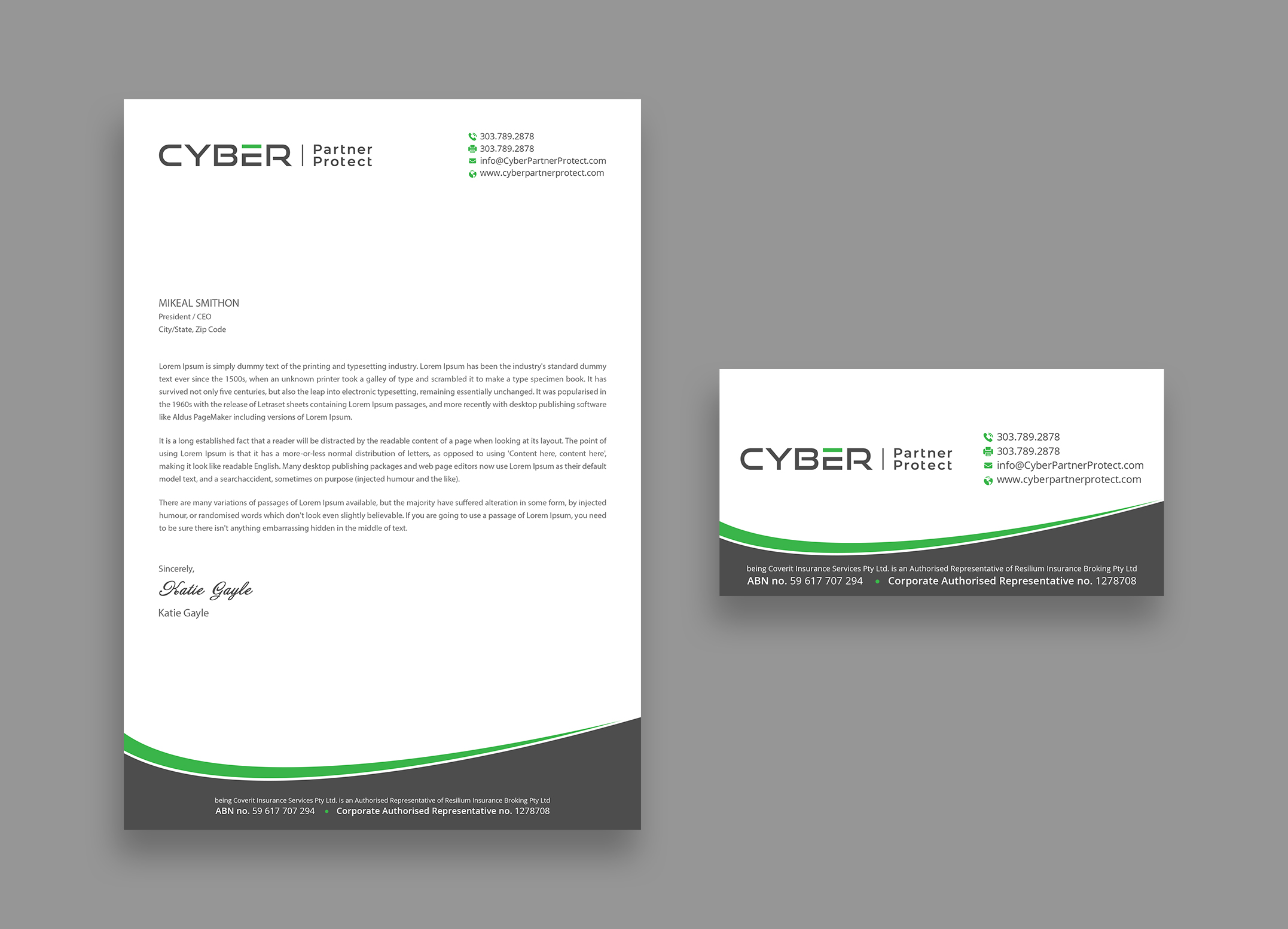 Briefkopf-Design von DesignShout für Coverit Insurance Services | Design #31071698