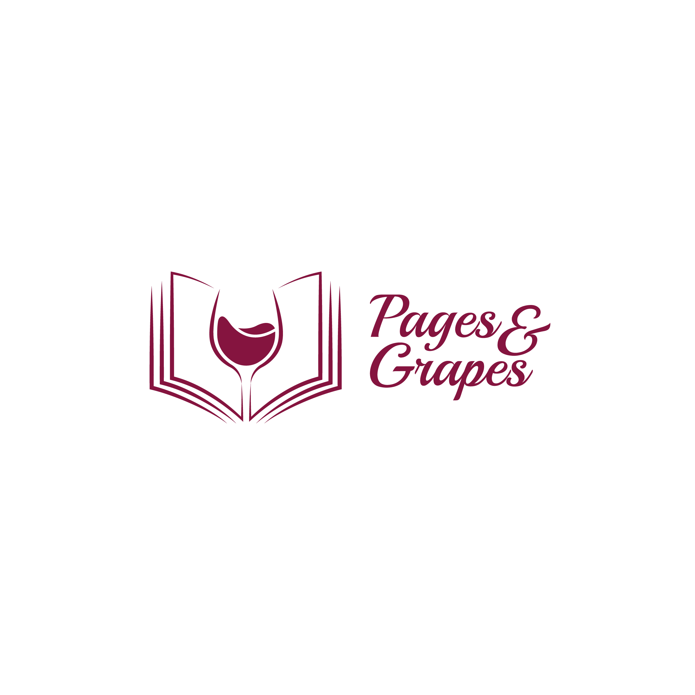 Logo Design by Aljune Castro Designs for Pages & Grapes | Design #31042503