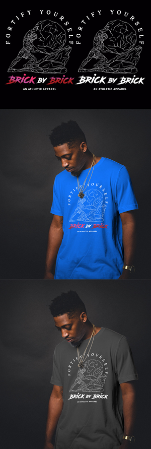 T-shirt design for an athletic apparel company