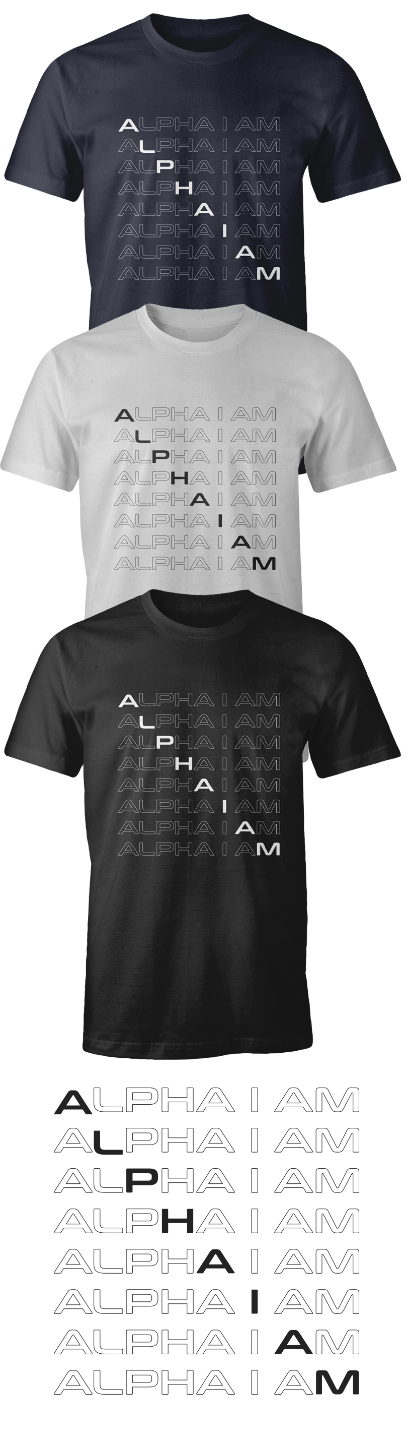 T-shirt Design by Saviar 2 for ALPHAIAM | Design: #31046651