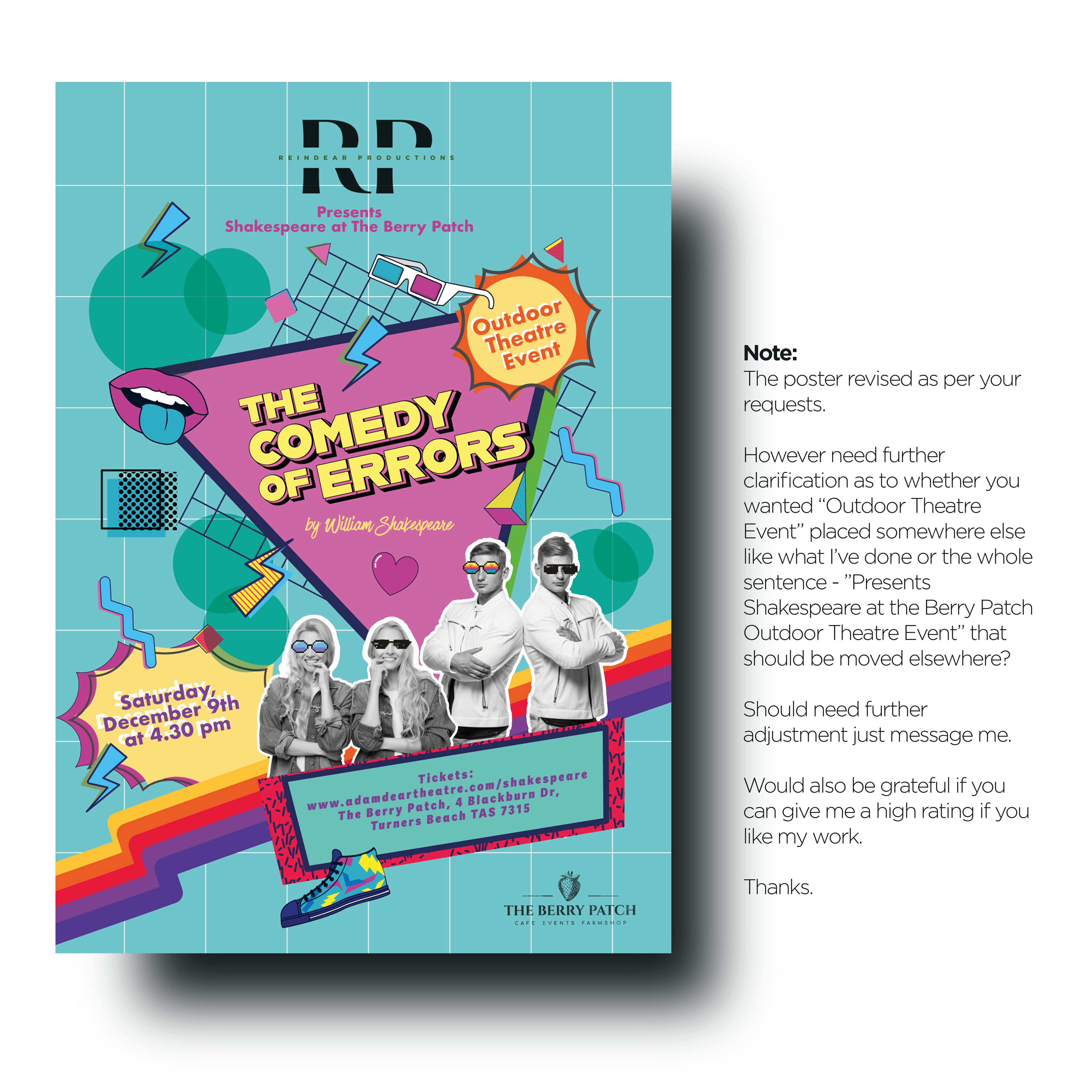 Poster Design by DesignbyR for Reindear Productions | Design #31088590