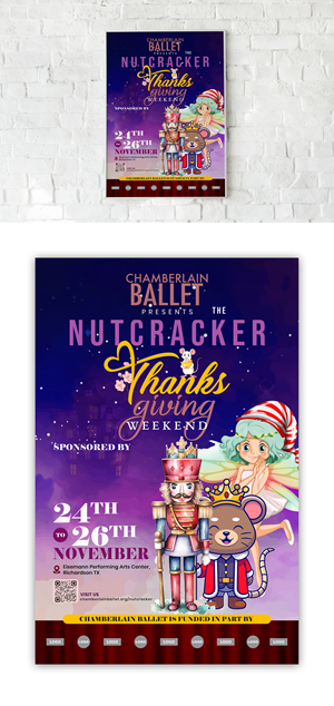 Graphic Design by debdesign for Chamberlain Ballet | Design: #31094734