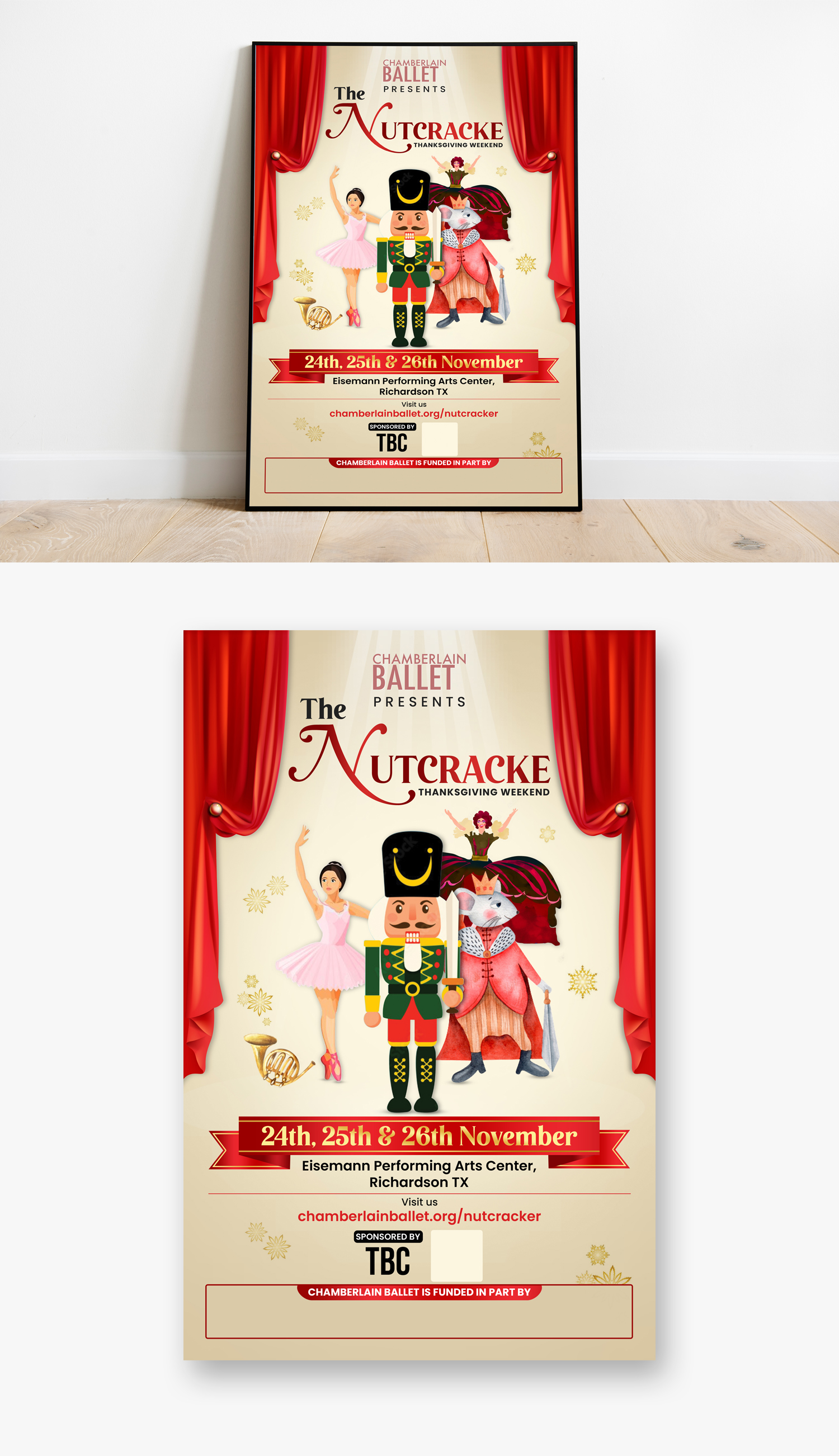 Graphic Design by debdesign for Chamberlain Ballet | Design #31094806
