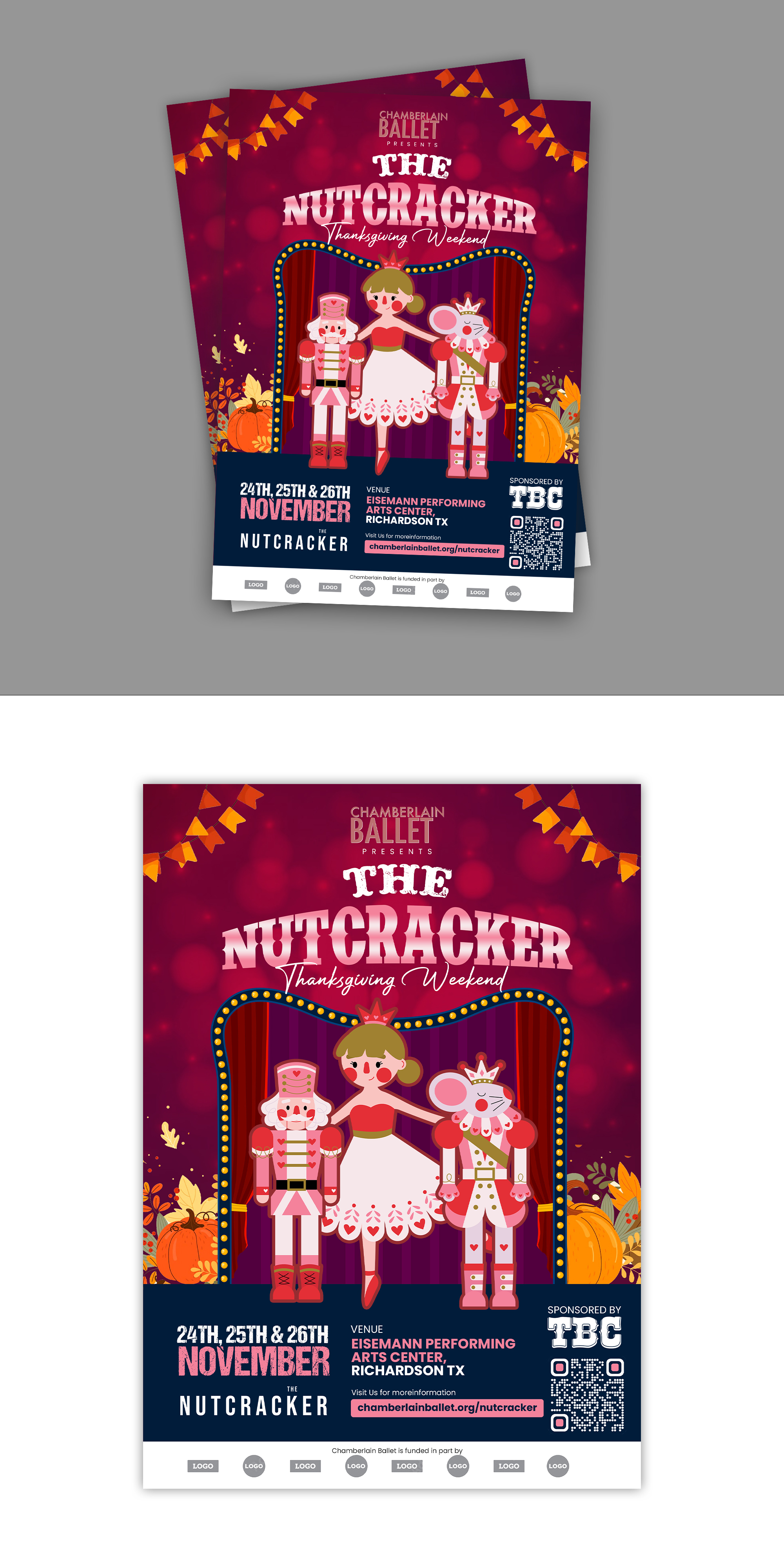 Graphic Design by debdesign for Chamberlain Ballet | Design #31094839