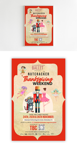 Graphic Design by debdesign for Chamberlain Ballet | Design: #31095429