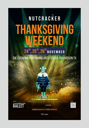 Graphic Design by Fine Graphics House for Chamberlain Ballet | Design: #31096496