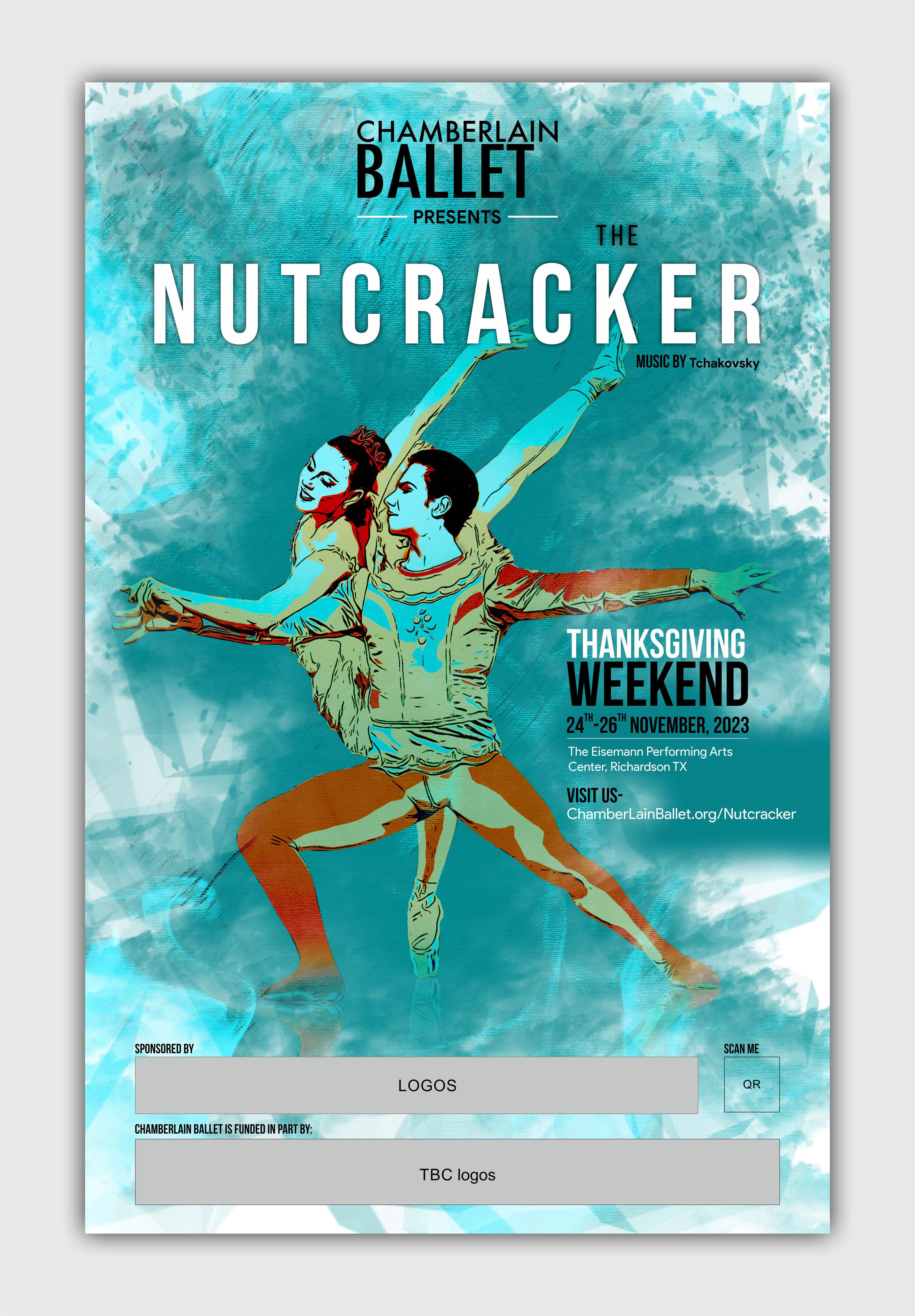 Grafik-Design von Fine Graphics House für Chamberlain Ballet | Design #31139229