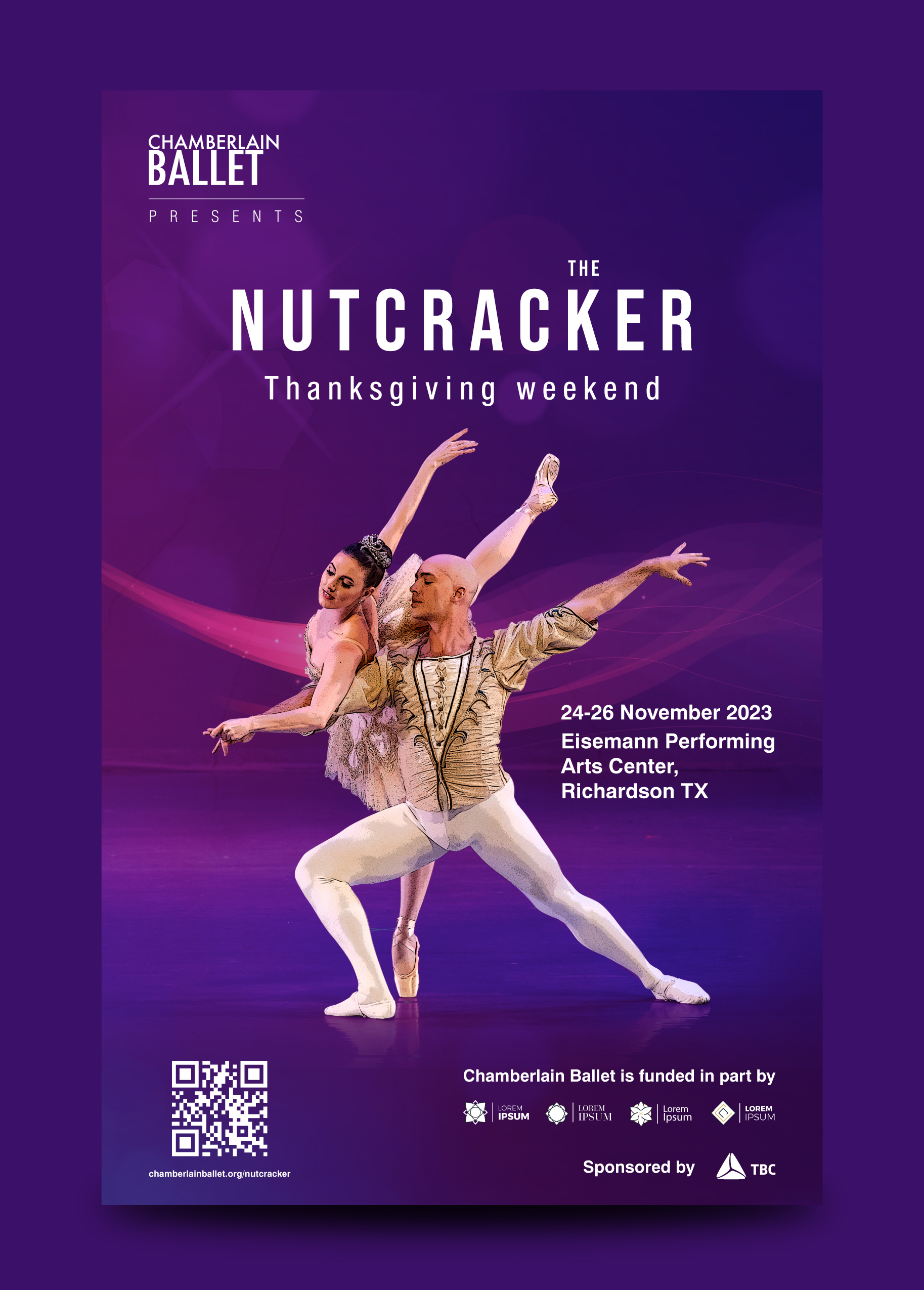 Diseño Gráfico por Jeewz para Chamberlain Ballet | Diseño #31144534