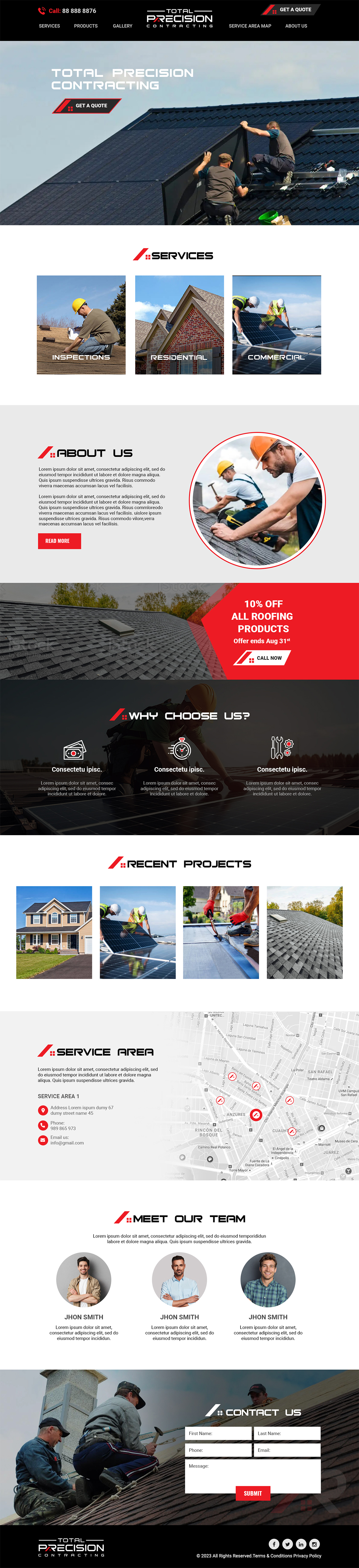 Web Design par MAHABA pour Total Precision Contracting | Design #31064103