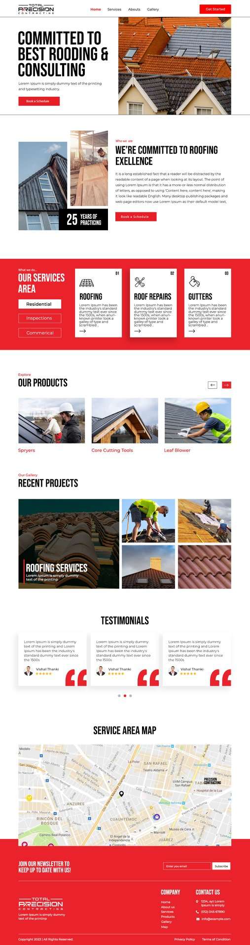 Web Design par nzdesigners pour Total Precision Contracting | Design #31056421