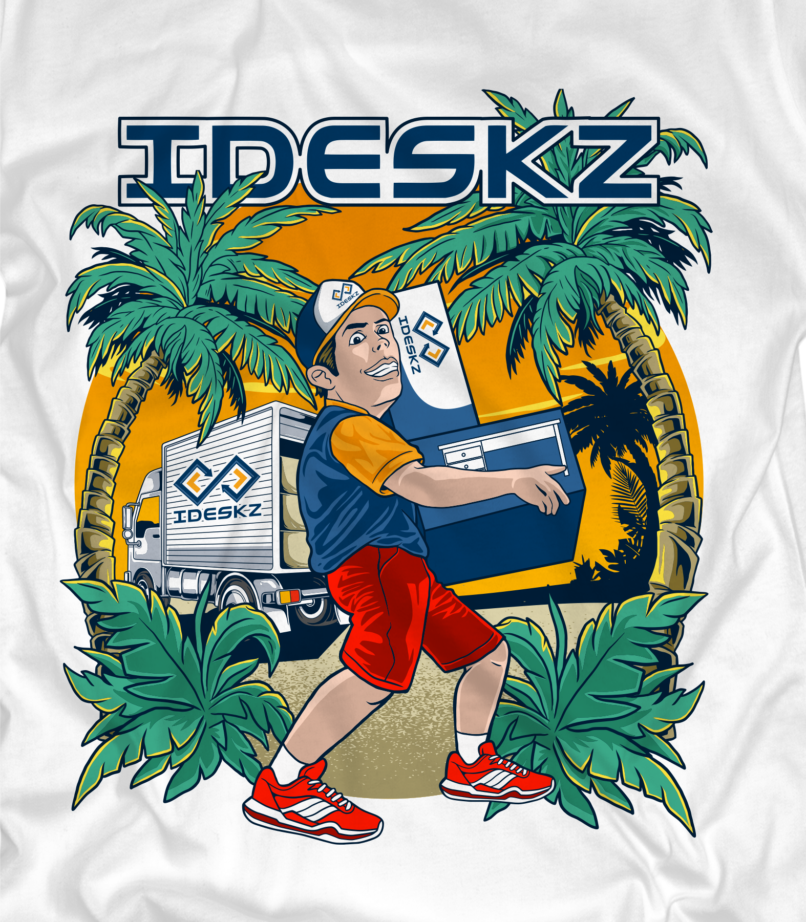 T-shirt Design by Yakuza20 for Ideskz Office Furniture | Design #31068807