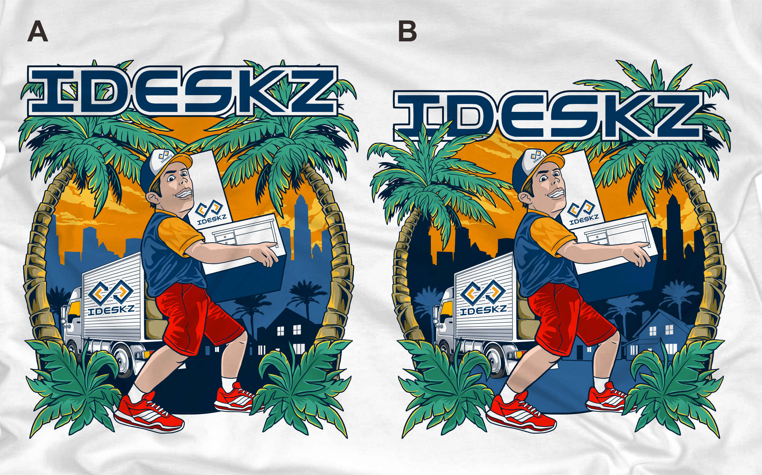 T-shirt Design by Yakuza20 for Ideskz Office Furniture | Design #31068986